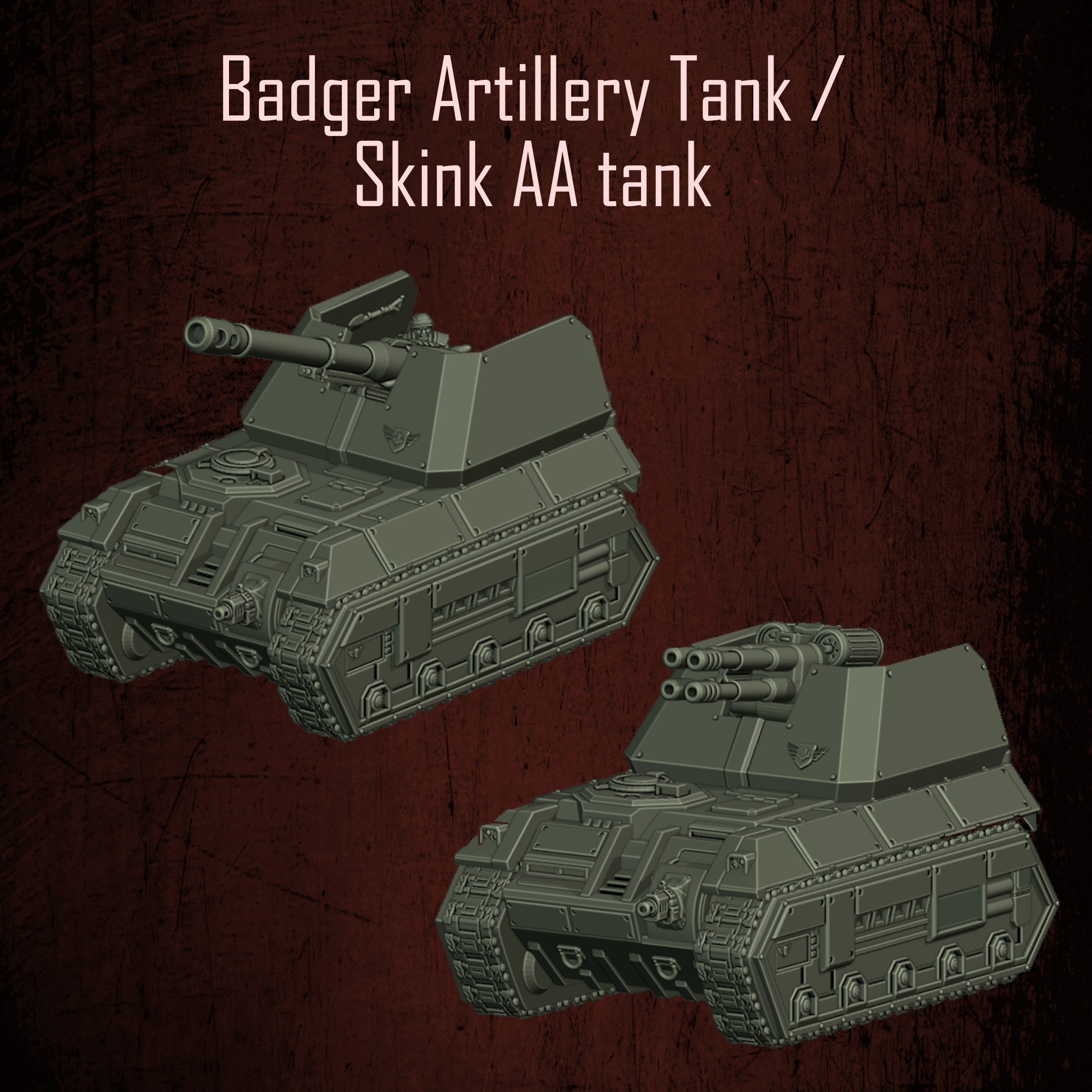 Badger Artillery Tank / Skink AA Tank